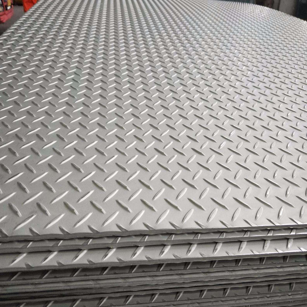 1mm To 10mm Diamond Pattern Anti-Skid 304 316 316l Chequered Stainless Steel Floor Sheet/Plate Price Per Kg