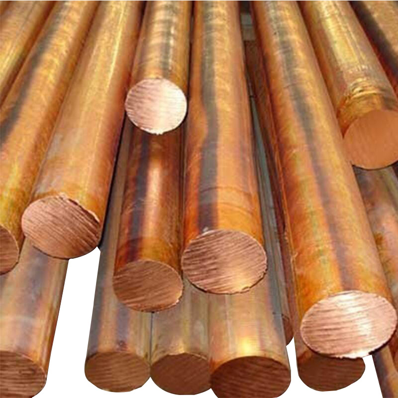 Copper Bars C12200 C18980 C15715 99.99% Pure Round Square Copper BusBar Strips Copper Rod Bar